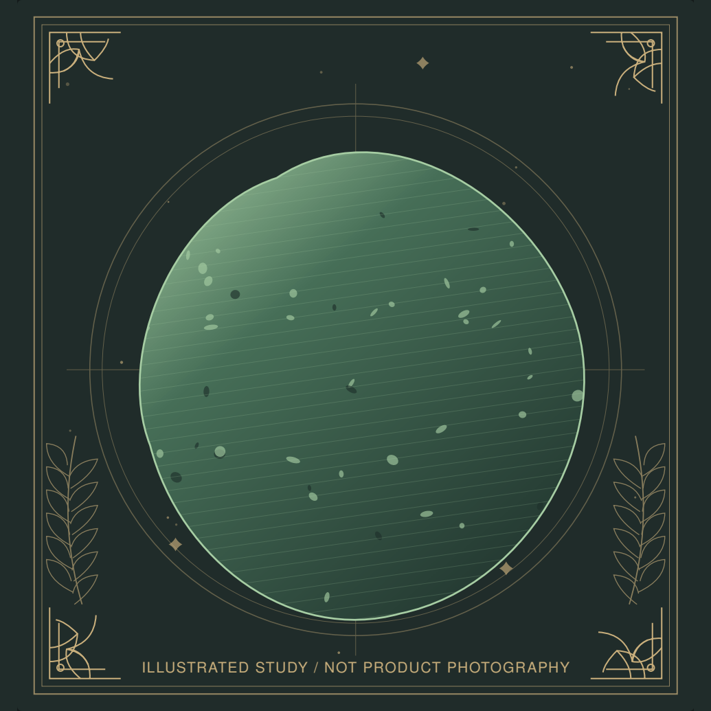 Decorative mineral illustration of Aventurine.