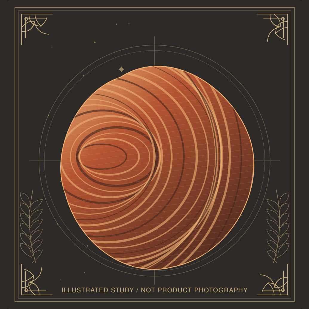 Decorative mineral illustration of Carnelian.