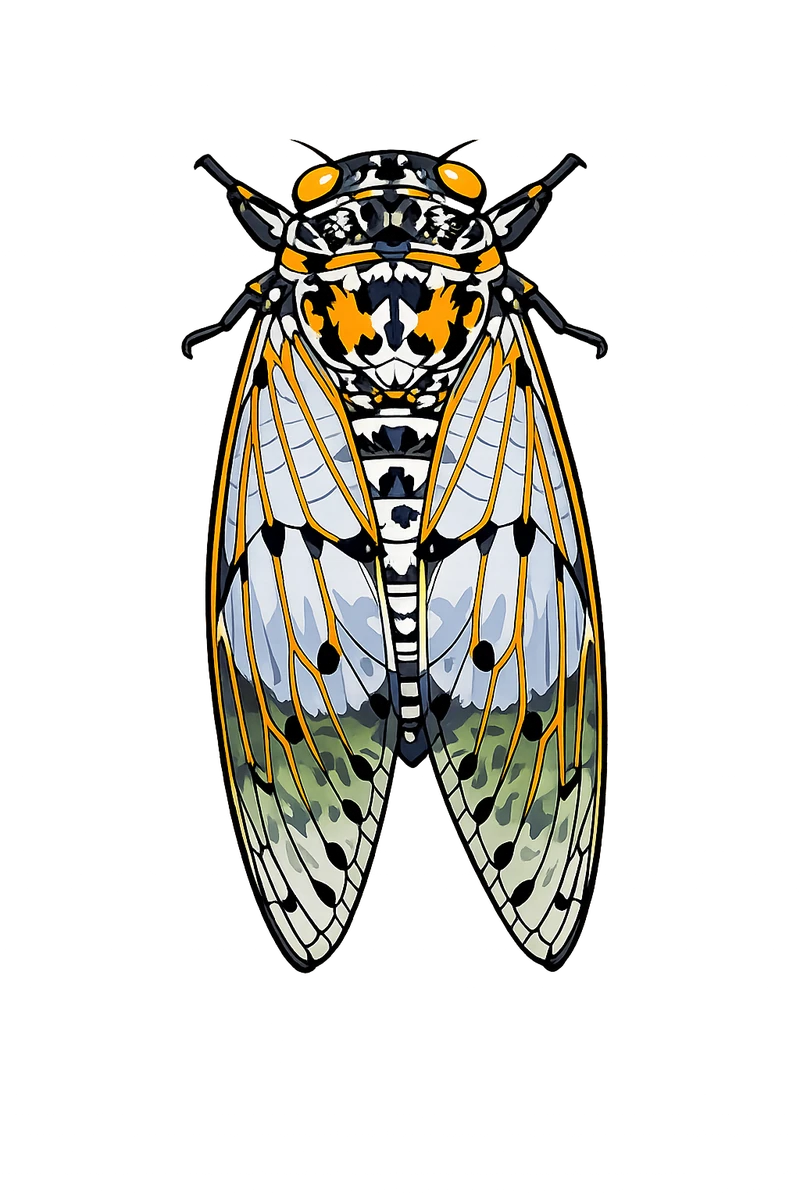 Closed-wing dorsal study in Scott Schubr’s Ayuthia artwork.