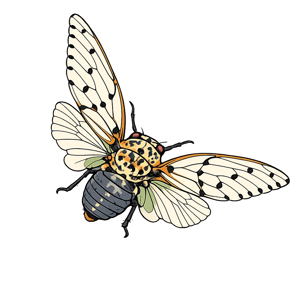 Oblique spread-wing study in Scott Schubr’s Ayuthia artwork.