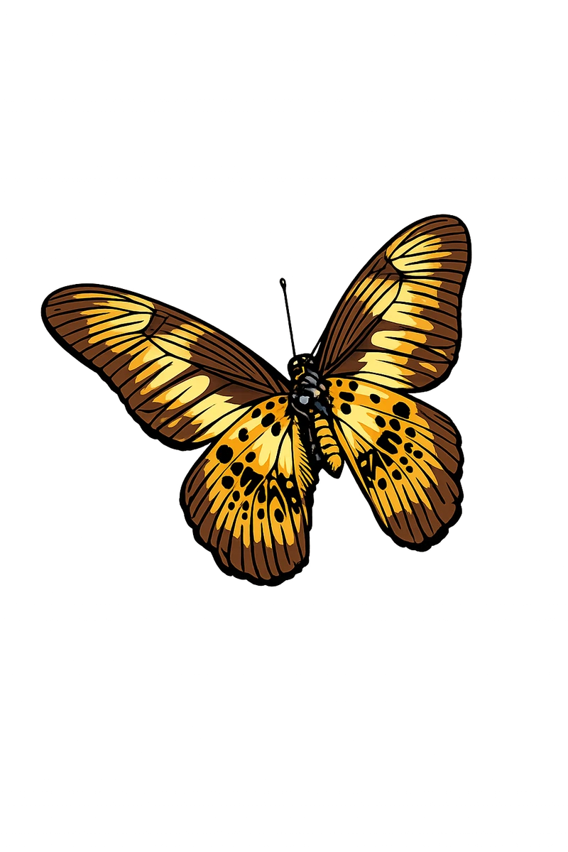 Left-tilted ventral study in Scott Schubr’s Graphium latreillianus artwork.