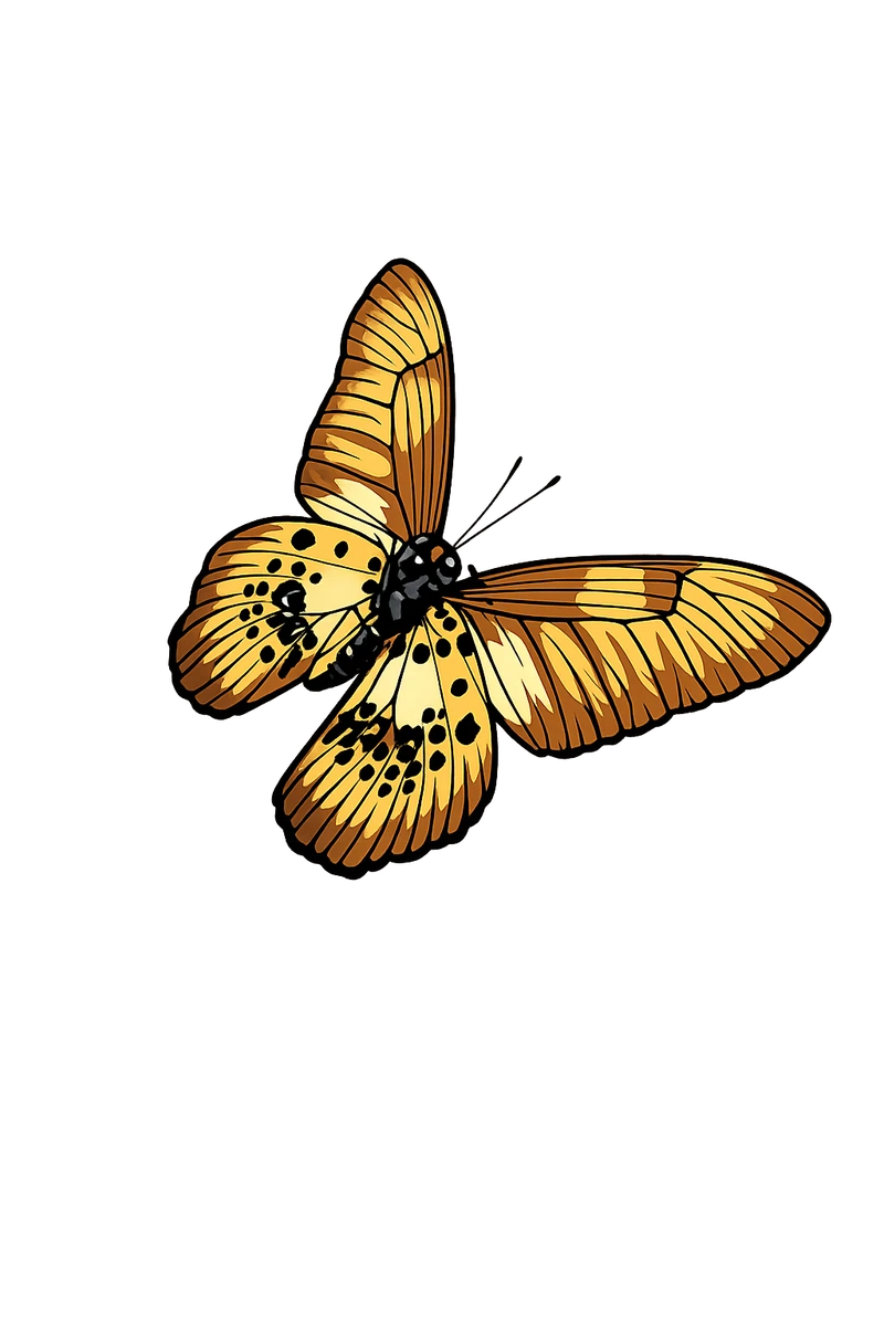Oblique right ventral study in Scott Schubr’s Graphium latreillianus artwork.