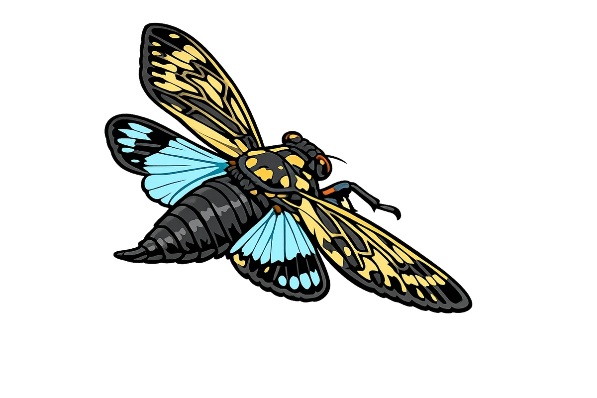 Oblique flight study in Scott Schubr’s Tosena splendida artwork.