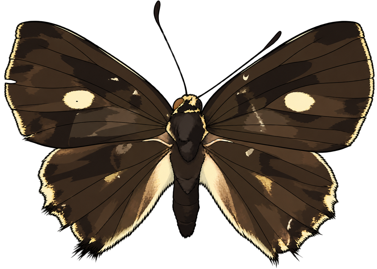 Anteros formosus, male dorsal view