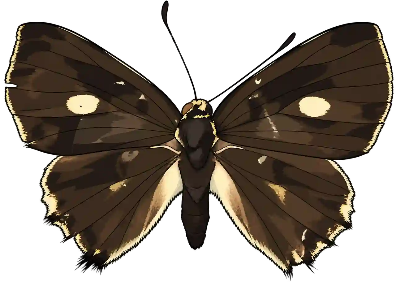 Anteros formosus, male dorsal view