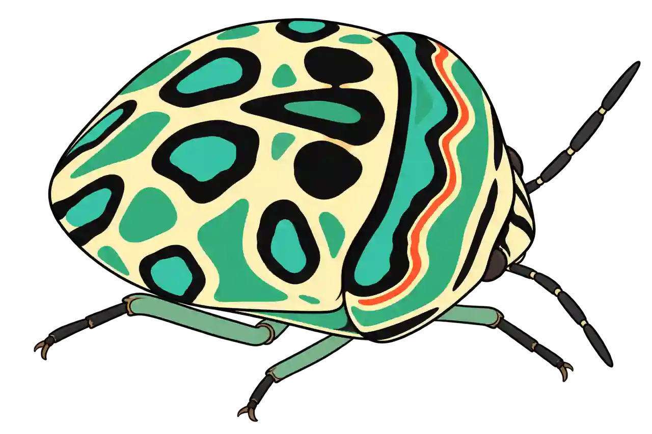 Sphaerocoris annulus, dorsal oblique view